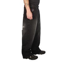 Jeans Baggy Big Pocket Negro Focalizado Old Tree - Imagen 3