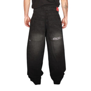 Jeans Baggy Big Pocket Negro Focalizado Old Tree - Imagen 2