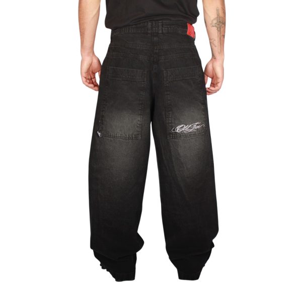 Jeans Baggy Big Pocket Negro Focalizado Old Tree
