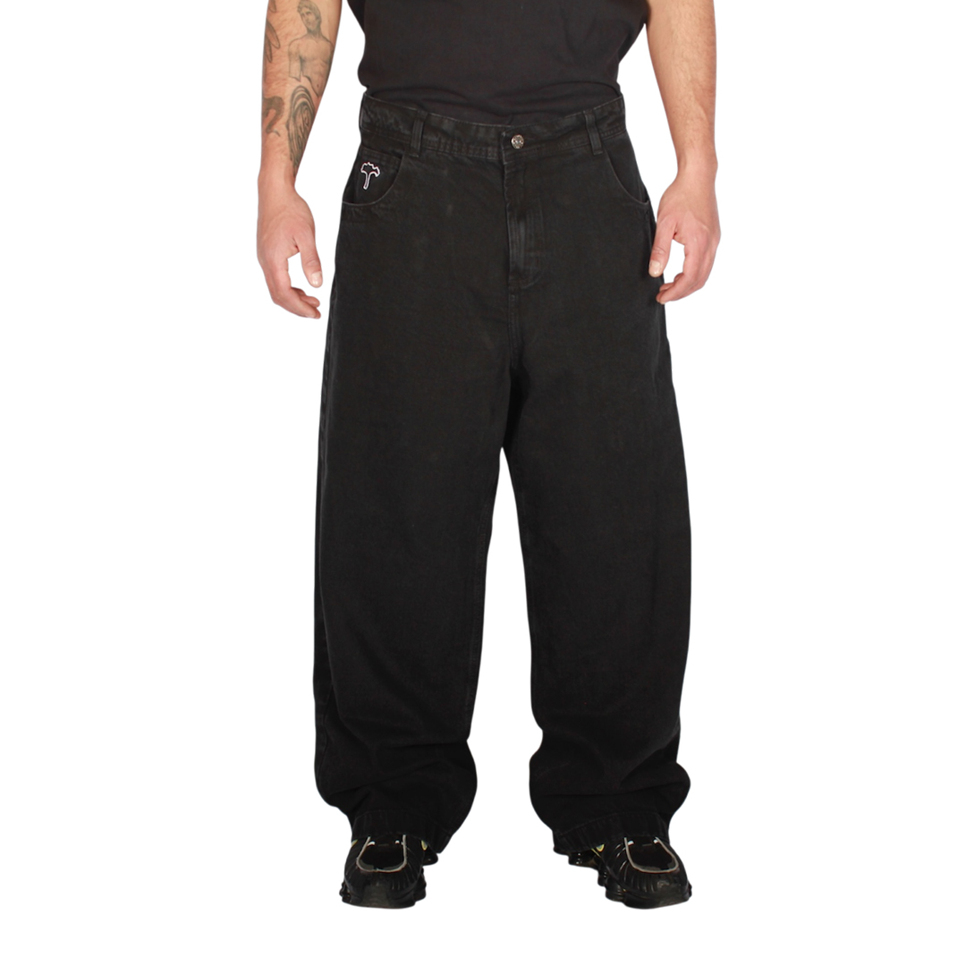 Jeans Baggy Big Pocket Negro Old Tree