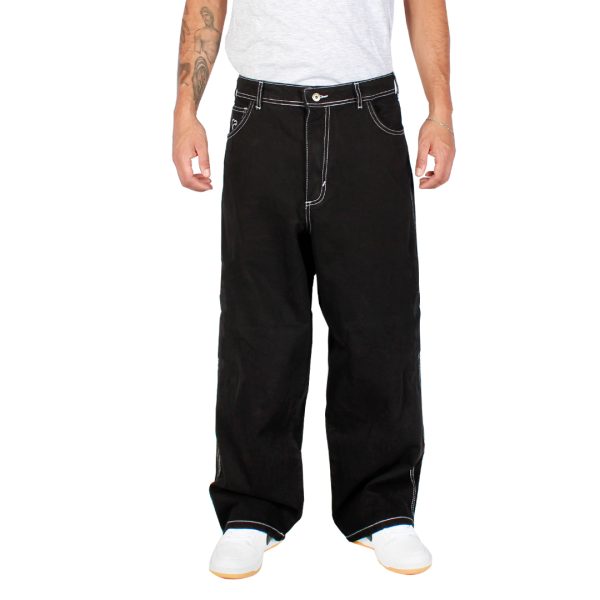 Jeans Extra Baggy Negro Contrast Classic Old Tree
