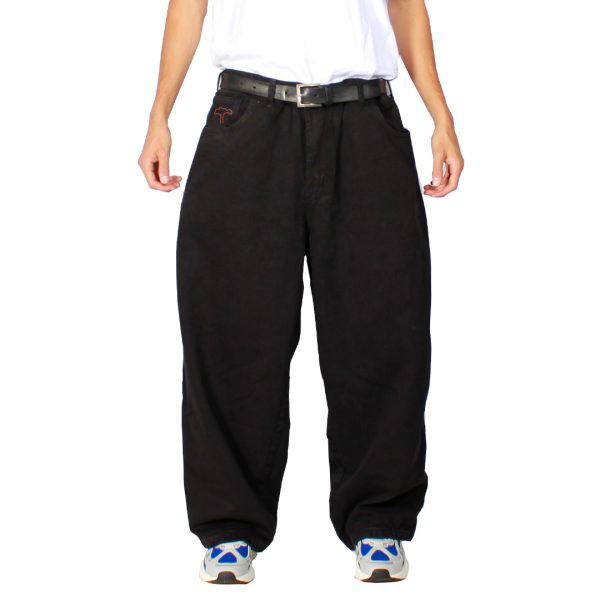 Jeans Extra Baggy Full Black Classic Old Tree
