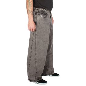 Jeans Baggy Three Cut Acid Wash Wire Old Tree