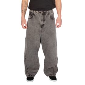 Jeans Baggy Three Cut Acid Wash Wire Old Tree