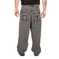 Jeans Baggy Three Cut Acid Wash Wire Old Tree - Imagen 3