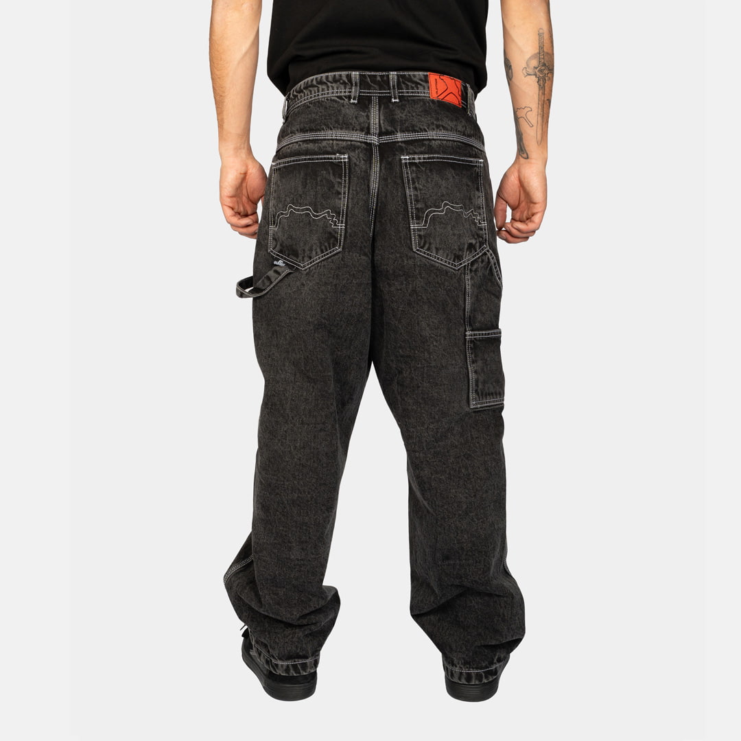 Jeans Carpenter Baggy Acid Wash Old Tree - Imagen 3