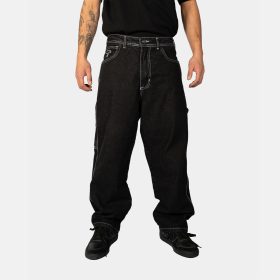 Jeans Carpenter Baggy Negro Silver Old Tree