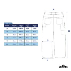 Jeans Carpenter Baggy Real Tree Old Tree - Imagen 5