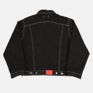 Chaqueta Denim Negro Contrast Metanoia Old Tree - Imagen 2