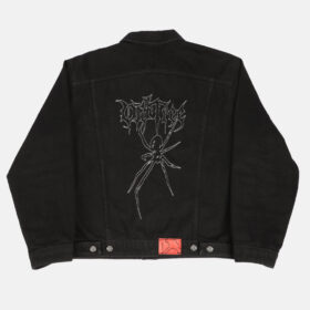 Chaqueta Denim Negro Spider Old Tree