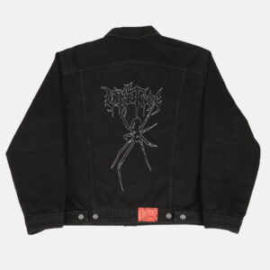 Chaqueta Denim Negro Spider Old Tree - Imagen 2