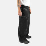 Jeans Baggy Ultra Cut Negro Contrast Old Tree - Imagen 2