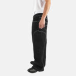 Jeans Baggy Ultra Cut Negro Contrast Old Tree - Imagen 4