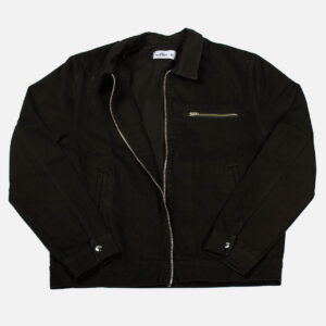 Chaqueta Denim Negro Cierre Old Tree - Imagen 2