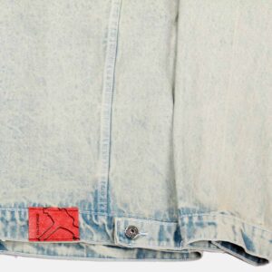 Chaqueta Denim Dirty Ice Blue Old Tree - Imagen 3