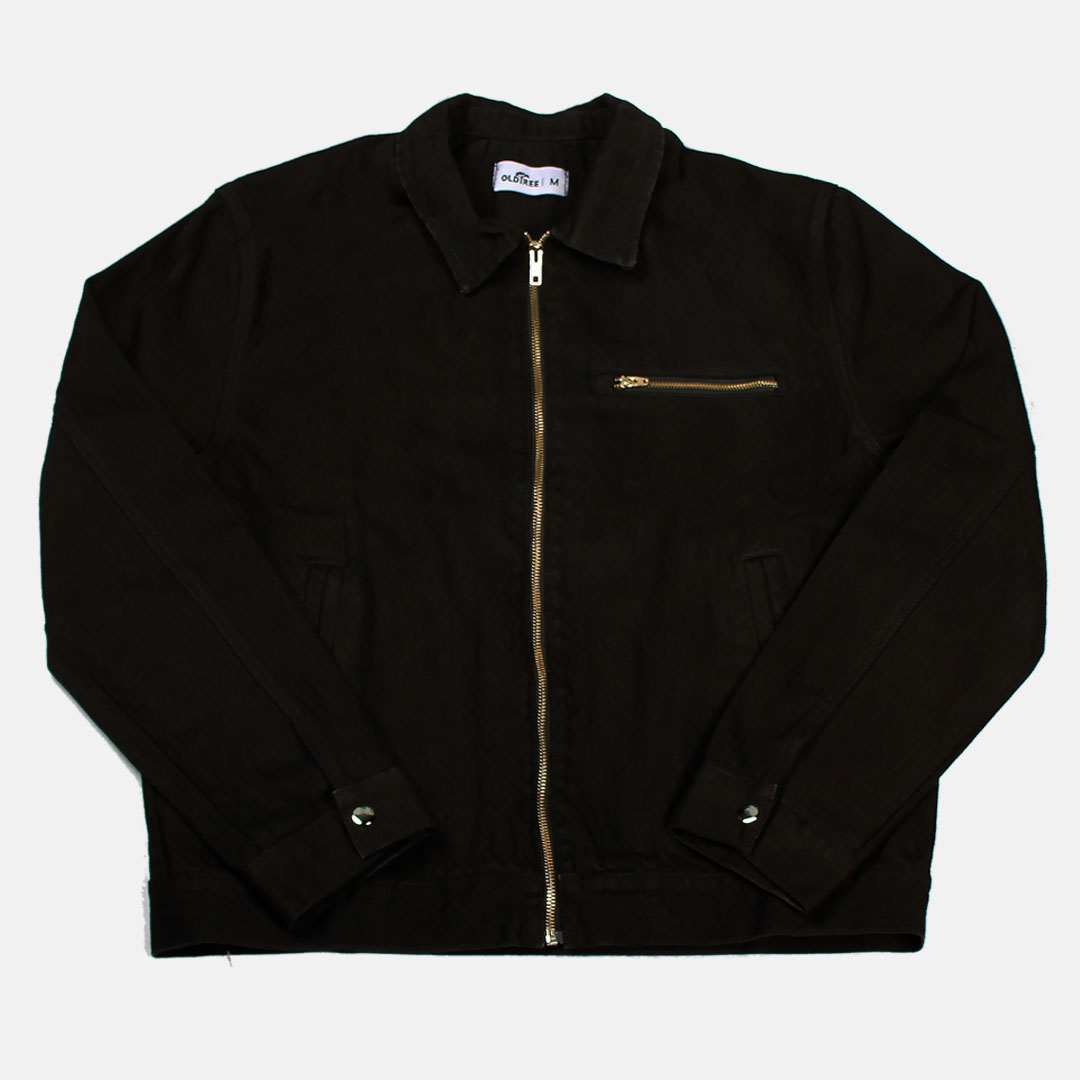 old-tree-chawueta-cierre Chaqueta Denim Negro Cierre Old Tree - Imagen 1