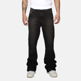 Jeans Flare Negro Focalizado Old Tree