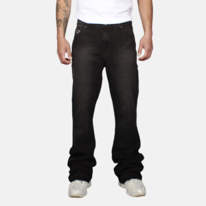Jeans Flare Negro Focalizado Old Tree