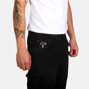 Jeans Slim Fit Negro Old Tree - Imagen 5