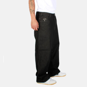 Jeans Extra Baggy Negro Silver Serpiente Old Tree - Imagen 3